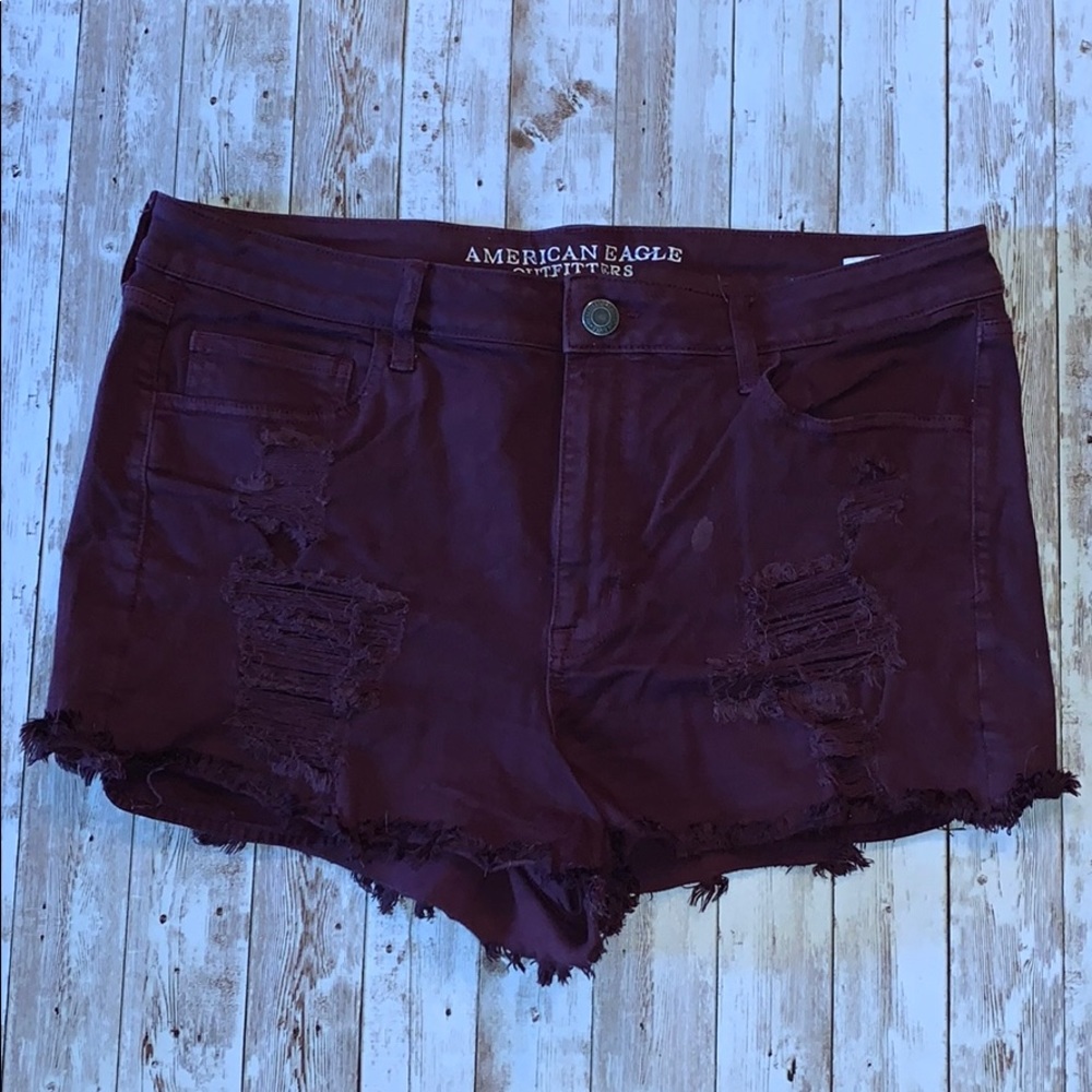 American Eagle Plum Shorts